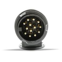13 pin ports Truck Adapter Socket Electric Hitch Car Tractor Trailer Towing Vehicle 12V