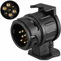 13 pin to 7 pin towing adapter - for caravan, truck, trailer - Waterproof, 12 V