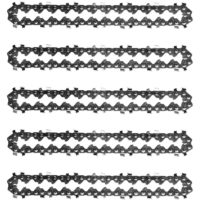 133mm Mini Portable 65#Mn Chainsaw Chain 28E-Chain Link 14T Electric Saw Replacement Accessory Garden Logging Tree Branch Wood Cutting,model:Black