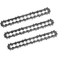 133mm Mini Portable 65#Mn Chainsaw Chain 28E-Chain Link 14T Electric Saw Replacement Accessory Garden Logging Tree Branch Wood Cutting,model:Black