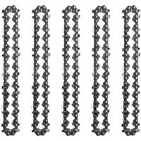 133mm Mini Portable 65#Mn Chainsaw Chain 28E-Chain Link 14T Electric Saw Replacement Accessory for Wood Cutting