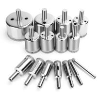 13treize - 15 Pcs Diamond Drill Bits for Ceramic, Diamond Hole Saw Drill Bit Set Kit, High Quality Glass Drill Bit for Bottles,Pots, Marble, Granite