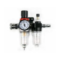 1/4 Air Filter Pressure Regulator Oil Water Separator Air Filter Air Compressor Air Compressor Filter with System Lubrication Cup