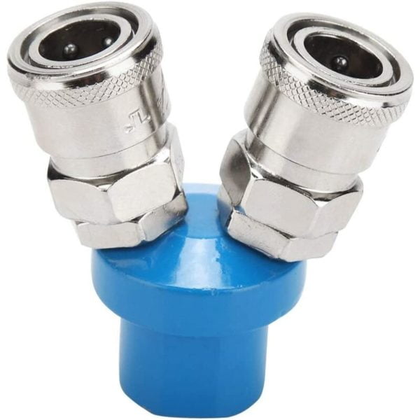 1/4 C-Type Pneumatic Quick Coupler 2/3 Way Air Compressor Connector(2 Way)