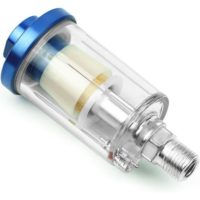 1/4 Compressed Air Water Separator, Mini Air Filter Separator for Paint Gun Compressor and Other Air Tools
