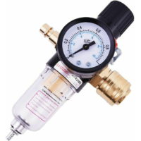 1/4 Compressor Pressure Regulator, DAIR Compressor Filter, Compressor Air Filter for Air Compressor and Air Tools