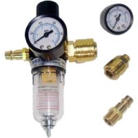 1/4 Filter Regulator Regulator, Pressure Oil Separator Trap Air Filter Moisture Regulator Pressure Oil Separator Trap, for Compressor and Air