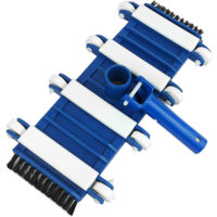 14 Inch Swimming Pool Vacuum Head Cleaner Underwater Cleaner with Brush Wheels for Home Ground Pool Pond Spa Inflatable Pool Fountain,model:Blue