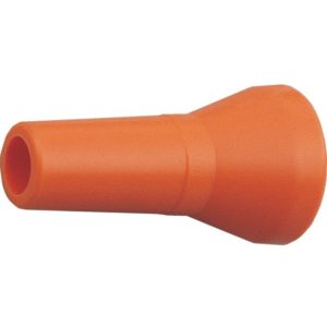 1/4 Nozzle Pointed Straight 1/2 Bore - Orange - Indexa