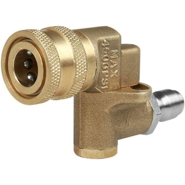 1/4 Pressure Washer Swivel Coupler with Quick Connectors and Adapters, Cleaning Tool for Connecting Swivel Couplers