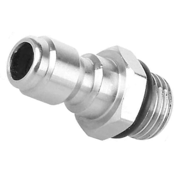 1/4'' Quick Release Connector, 14mm Male to 1/4 Inch Quick Release Pressure Washer Soap Sprayer Adapter, Snow Foam Lance Stainless Steel Coupler