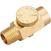 1/4 npt Male x 1/4 npt Female Air Flow Control Valve In-Line Brass Fitting Air Pressure Compressor Check Tool