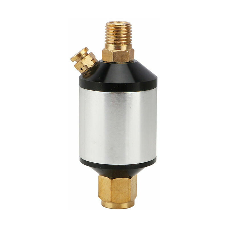 1/4" npt Water and Oil Separator, rlife Air Line Filter, Spray Gun Water and Oil Separator, for Paint Gun and Air Compressor, Remove Water, Oil, Dust