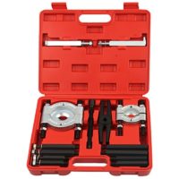 14 pcs Bearing Separator Puller Kit Heavy Duty Bearing Splitter Remover for Wheel Hub Gear Pinion Automotive Repair Tool,Black & Silver,14 pcs