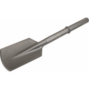 140 x 570mm Clay Breaker Spade Bit - 1 & 1/4' Hex Shank - Impact Demolition