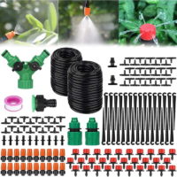 149 Pcs Micro Drip Irrigation Auto Watering Kit Automatic Drip Irrigation Kit Garden Irrigation System Garden for Plants - 30m Drip Hose