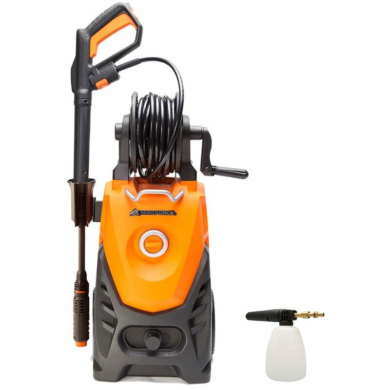 150 Bar 2000W High-Pressure Washer with Accessories 440l/h ew U15 - orange - Yard Force