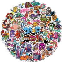 150 pieces of street graffiti stickers Cartoon stickers Helmet graffiti stickers Hand account