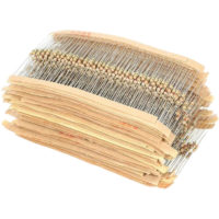 1500pcs 1/4W Carbon Resister 5£¥1R10M Plug-in Resistance Elements Package Carbon Film Resistors Assorted Kit,model:Multicolor