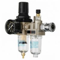 150Psi Manual Pneumatic Air Pressure Filter Regulator Compressor Oil Water Separator AL2000-02 AW2000-02