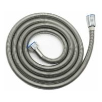 150cm Stainless steel spring shower hose. Universal connector