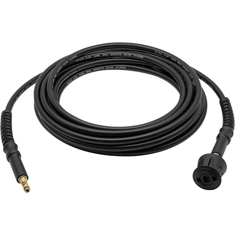 15M High Pressure Hose Extension, Quick Connect Fittings, Reinforced High Pressure Hose Extension Quick Coupler Compatible with Kärcher K2 K3 K4 K5