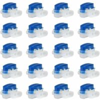 15PCS Resin Filled Cable Fittings Connectors Peripheral Wire Holder for Automower Outdoor Garden Robotic Mower Robot