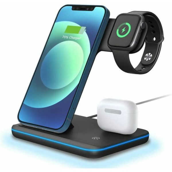 15W Fast Induction Charger, Induction Chargers for Mobile Phones Wireless Charging Station for iphone 12 Pro max/ Samsung Galaxy/ Huawei Mate 40/