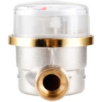 15mm 1/2 inch Cold Water Meter Read of Cubic Flow Meter 360 Adjustable Rotary Counter Water Measuring Meter 0.0001 for Garden & Home Usage,model:White