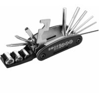 16-in-1 Multi Function Folding Bike Bicycle Bike Mechanic Combination Repair Tool Kit Set with Allen Key Allen Wrench Multi Socket Wrench Screwdriver