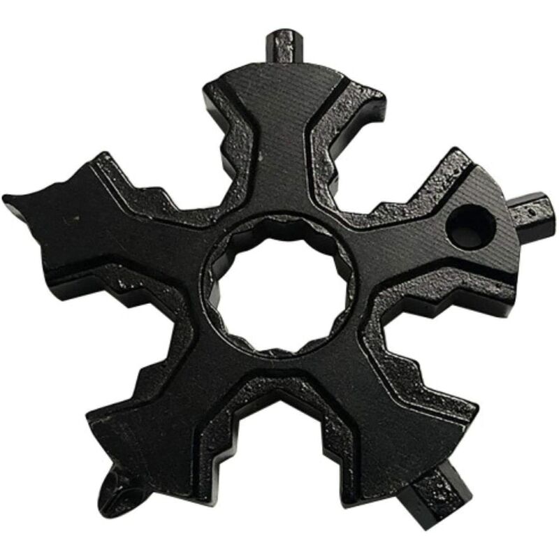 16 in 1 Snowflake Multi Tool Portable Carrying Hand Map Bottle Opener Keychain Cycling Bicycle Acces