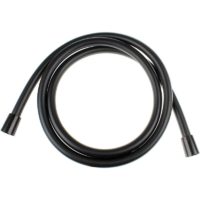 160cm Black pvc Quality Shower Hose Shower Hose for Hand Shower Standard Bathtub Connection (Black)