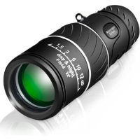 16x52 Dual Focus Binoculars Zoom Monocular hd Mini Telescope Spotting Scope Double Optical Lens Green Armoring Ideal for Golf, Camping, Hiking,