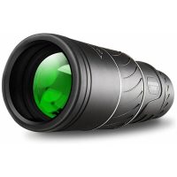 16x52 Monocular Telescope Compact Waterproof Telescope with fmc Lens BAK4 Prism Carrying Bag Lanyard for Concert Ball Games Bird Watching