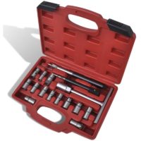 17 pcs Diesel Injector Seat Cutter Set VD07748