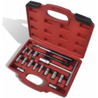 17 pcs Diesel Injector Seat Cutter Set VDTD07748