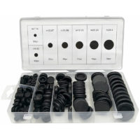 170Pcs Rubber Grommets Assortment Firewall Hole Plug Electrical Wire Gasket Set