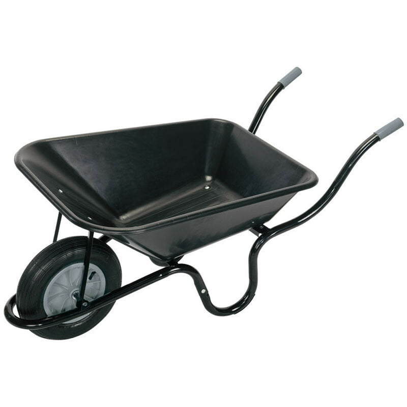 17993 Plastic Tray Wheelbarrow (85L) - Draper