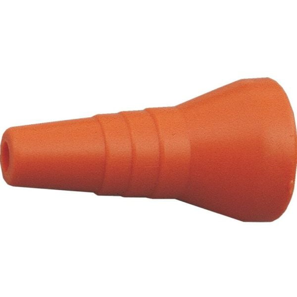 1/8 Nozzle Pointed Straight 1/4 Bore - Orange - Indexa