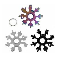 18 in 1 Stainless Steel Snowflake Multi-Tool (3 Piece Set)