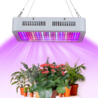 1800W LEDs Grow Light with Hanging Chains Rope Full Spectrum Vegetable and Flower Indoor Plants Growing Lamp 200pcs Red Blue White Lights Panel for