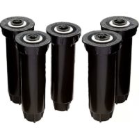 1804van Professional Pop-up Sprinkler, Adjustable - 360 Pattern, 8' - 15' Spray Distance, 4 Pop-up Height (5 Pack)