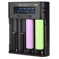 18650 Battery Charger 4 Slot Automatic with Charging lcd Display Mode for Li-ION Ni-MH Ni-CD aa aaa aaaa c 22650 18490 18350 RCR123