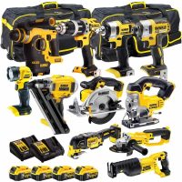 18V 11 Piece Power Tool Kit with 4 x 5.0Ah Batteries T4TKIT-960:18V - Dewalt