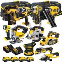 18V 11 Piece Power Tool Kit with 4 x 5.0Ah Batteries T4TKIT-975:18V - Dewalt