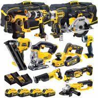 18V 11 Piece Power Tool Kit with 4 x 5.0Ah Batteries T4TKIT-993:18V - Dewalt