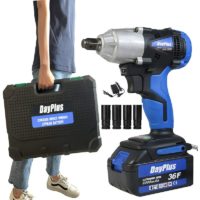 18V Cordless Impact Driver/Impact Wrench w/6000mAh Rechargeable Li-ion Battery, Socket, 460Nm High Torque, Varible Speed Trigger, Forward Reverse