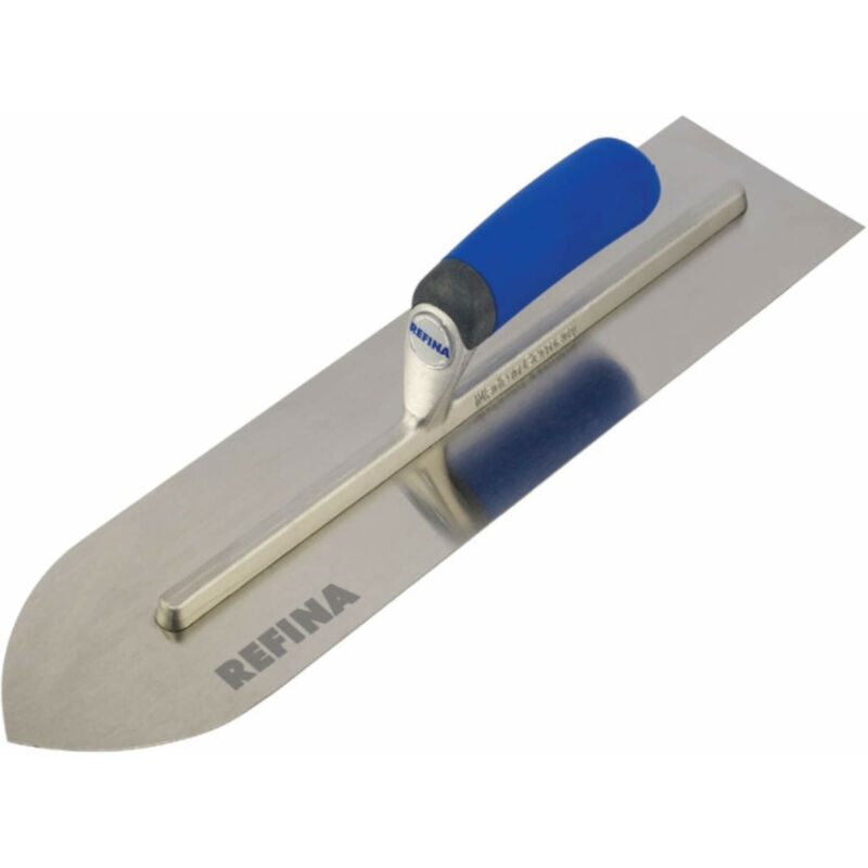 18in Pointed End Flooring Pool Trowel Chrome Stainless Steel Blade 222618 - Refina