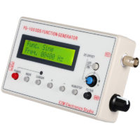 1HZ-500KHZ dds Functional Signal Generator Sine + Square + Triangle + Sawtooth Waveform,model:white