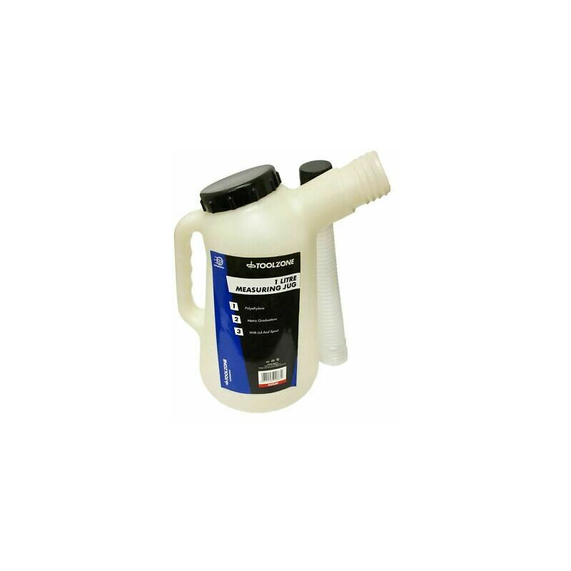 1L 1 Litre Graduated Pourer Fuel Jerry Can Container Measuring Jug AU020